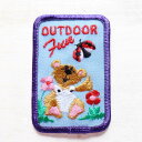 OUTDOOR FUN ベア てんとう虫 フラワー パッチ★ワッペン【中古】