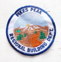 PIKES PEAK REGIONAL BUILDING DEPT.パッチ★ワッペン【中古】
