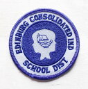 EDINBURG CONSOLIDATED IND SCHOOL DIST パッチ★ワッペン【中古】
