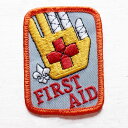 BSA ボーイスカウト FIRST AID レッドクロス パッチ★ワッペン【中古】