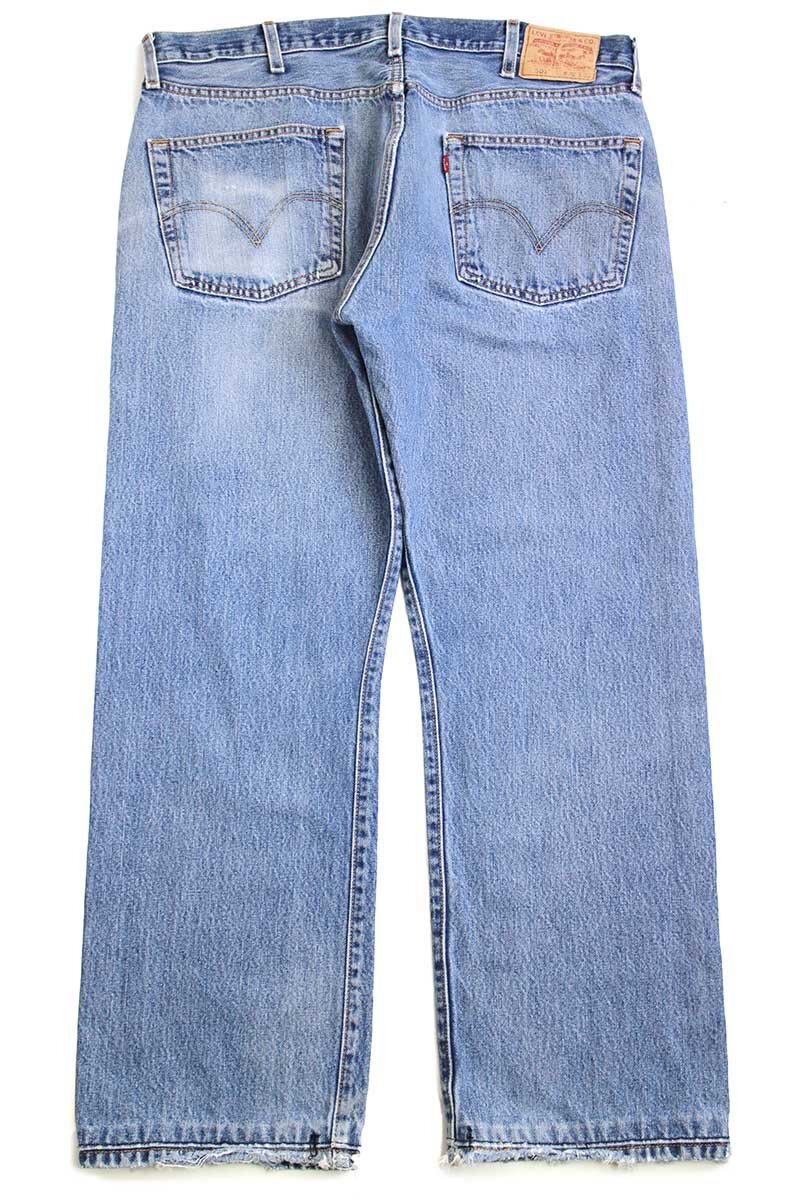 00s メキシコ製 Levi'sリーバイス 501 ダメージ デニムパンツ w38★SDP3537【中古】