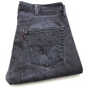 メキシコ製 Levi'sリーバイス 501 カットオフ ブラック デニムパンツ w38★SDP3546【中古】(4)