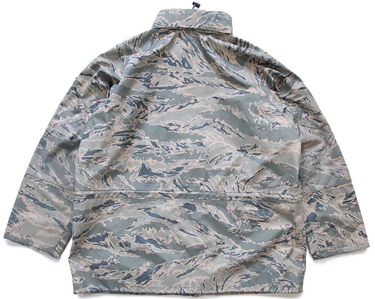 00s 米軍 USAF APECS ABU デジタル タイガーカモ GORE-TEX ゴアテックスパーカー L-R【中古】