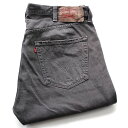 00s メキシコ製 Levi'sリーバイス 501 後染め カラーデニムパンツ チャコールグレー w38 L34★SDP3890【中古】(4)