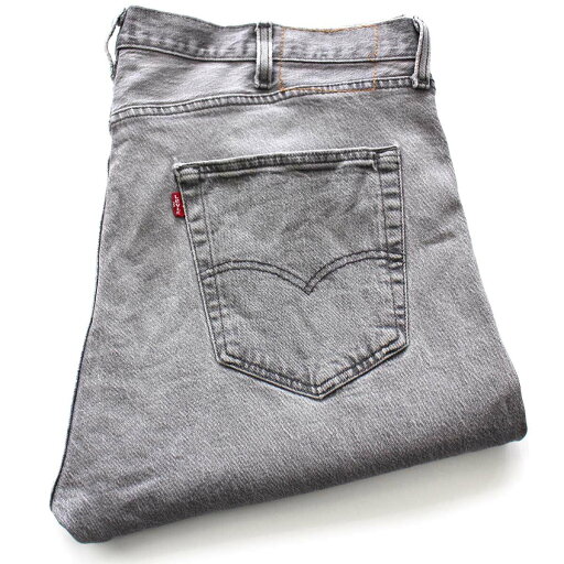Levi'sリーバイス 501 ダメージ ストレッチ グレー デニムパンツ w40 L32★SDP3932【中古】 Levi'sリーバイス 501 ダメージ ストレッチ グレー デニムパンツ w40 L32★SDP3932【中古】
