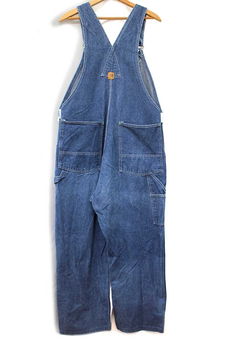 80s USA製 BIG BEN by Wranglerラングラー デニム オーバーオール w38【中古】