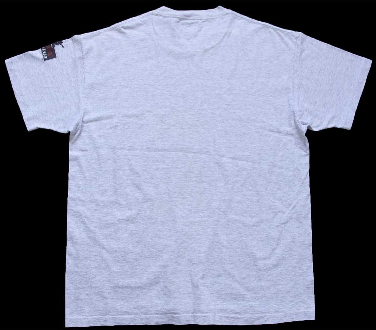 90s USA製 DISNEYディズニー SYMPHONIC Fantasy ミッキー マウス コットンTシャツ 杢ライトグレー XL【中古】