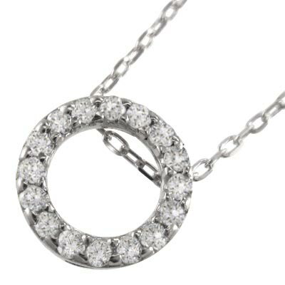 ペンダント ネックレス レディース メンズ 4月誕生石 天然ダイヤモンド Pt900 約0.16ct 約8.5mmサイズ