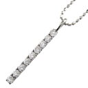 ペンダント ネックレス プレート レディース 4月誕生石 天然ダイヤモンド プラチナ900 約0.18ct 中サイズ(4)