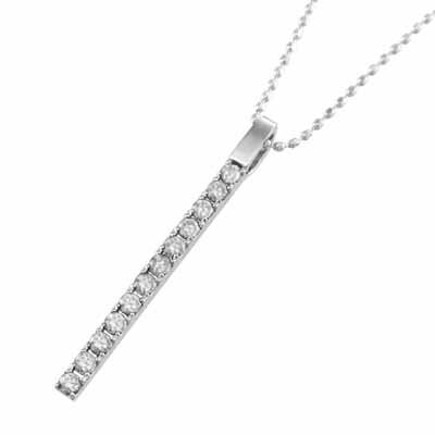 楽天SkyBellジュエリー ペンダント プレート レディース 4月誕生石 天然ダイヤモンド k18ゴールド 約0.24ct 大サイズ （ホワイト イエロー ピンク）