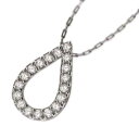 ペンダント ティアドロップ レディース メンズ 4月誕生石 天然ダイヤモンド Pt900 約0.23ct