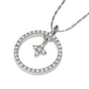 ペンダント クロス レディース メンズ 天然ダイヤモンド Pt900 約0.37ct
