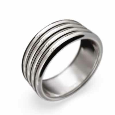 リング レディース メンズ 18金ゴールド (ホワイト イエロー ピンク)