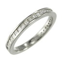 ハーフ エタニティ 指輪 レディース メンズ 4月誕生石 天然ダイヤモンド k10ゴールド 約0.55ct プリンセスカット (ホワイト イエロー ピンク)