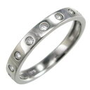 リング レディース メンズ 4月誕生石 天然ダイヤモンド ゴールドk10 約0.12ct 9ピース (ホワイト イエロー ピンク)