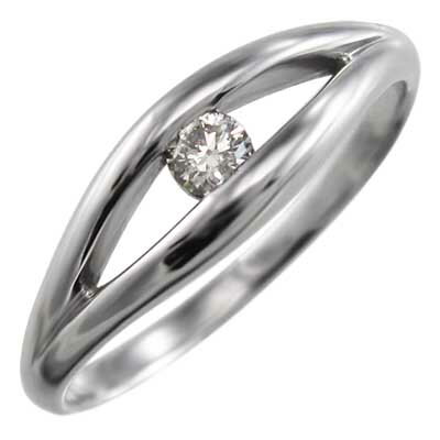 リング オーダーメイド結婚指輪にも レディース メンズ 4月誕生石 天然ダイヤモンド k10ゴールド 約0.10ct (ホワイト イエロー ピンク)