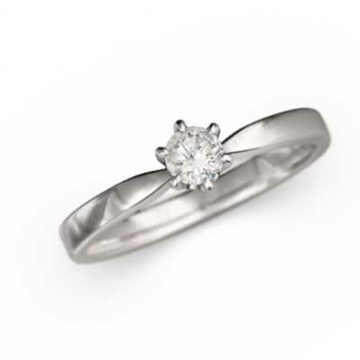 婚約 ブライダル レディース 4月誕生石 天然ダイヤモンド 18金ゴールド 約0.19ct (ホワイト イエロー ピンク)