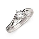 オーダーメイド 結婚指輪 にも レディース 4月誕生石 天然ダイヤモンド 18金ゴールド 約0.36ct (ホワイト イエロー ピンク)