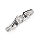 オーダーメイド マリッジリング にも レディース 4月 ブラックダイヤモンド 天然ダイヤモンド k18ゴールド 約0.20ct (ホワイト イエロー ピンク) ...