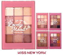 アイシャドウ パレット  4タイプ kissnewyork キスニューヨーク マット パール グリッター プチプラ ラメ プチプラ 母の日 カラー メイクアップ 母の日ギフト コスメティック カワイイ アイメイク 可愛い ギフト トレンド コスメ ギフト プレゼント バースデー