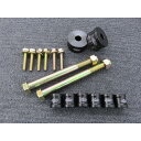 2017-2025(現行) 新型 ハイラックス GUN125 4WD デフダウンKit(S) ※強化ボルト&アルミ製 ※スキッドプレード(アンダーカバー)他車メーカー他に交換用