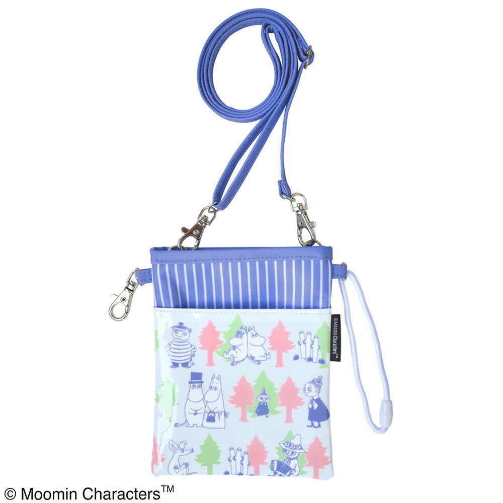 ムーミン 3Wayソフトペンポーチ PUUT ブルー ST-ZM0151 ペンケース ナース メール便 送料無料のサムネイル