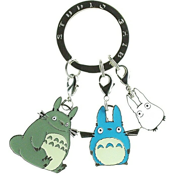 ジブリ グッズ となりのトトロ 3連キーリング トトロ JH-11a キーホルダー 鍵 スタジオジブリ おしゃれ かわいい レディース メール便
