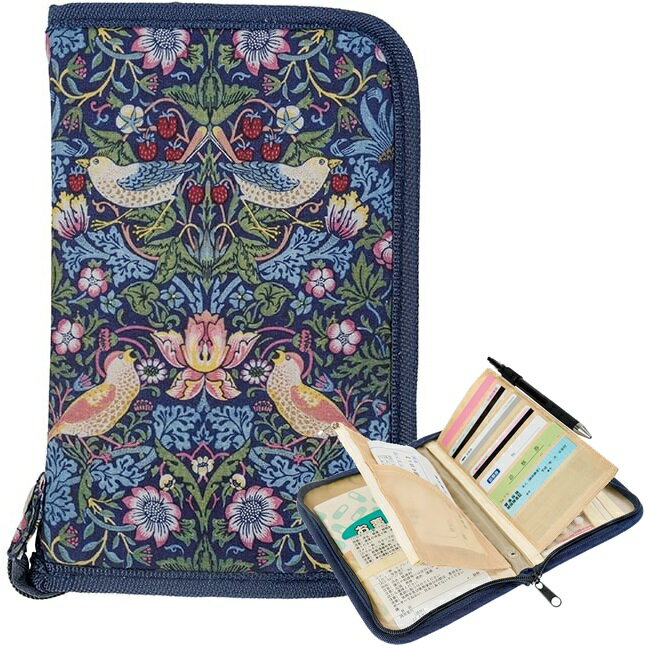 発送予定 12:00までのご注文で日・祝日以外は即日出荷！（※銀行振込でお支払いの場合はご入金日の翌営業日の出荷となります） 商品説明 通院時の忘れ物防止に！ 時代を超えて愛されるウィリアム・モリスの「いちご泥棒」の多機能ポーチです。 保険...