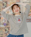 \最大30%OFFクーポン発行中/ScoLar スカラー 窓辺のネコ プリント 袖 チュール ロングスリーブ Tシャツ 春 夏 レディース 長袖 ロンT おしゃ...