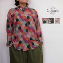 \SALE セール 50%OFF/ Colork カラック コットン 古着調 シャツ いろいろな柄 春 秋 レディース きれいめ ゆったり リラックス 長袖 ブ...