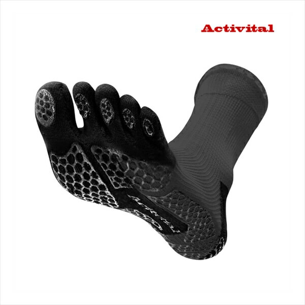 お取り寄せ アクティバイタル ACTIVITAL PRO 5 五本指ソックス グレー