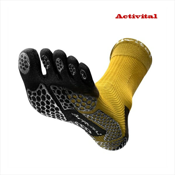 お取り寄せ アクティバイタル ACTIVITAL PRO 5 五本指ソックス イエロー