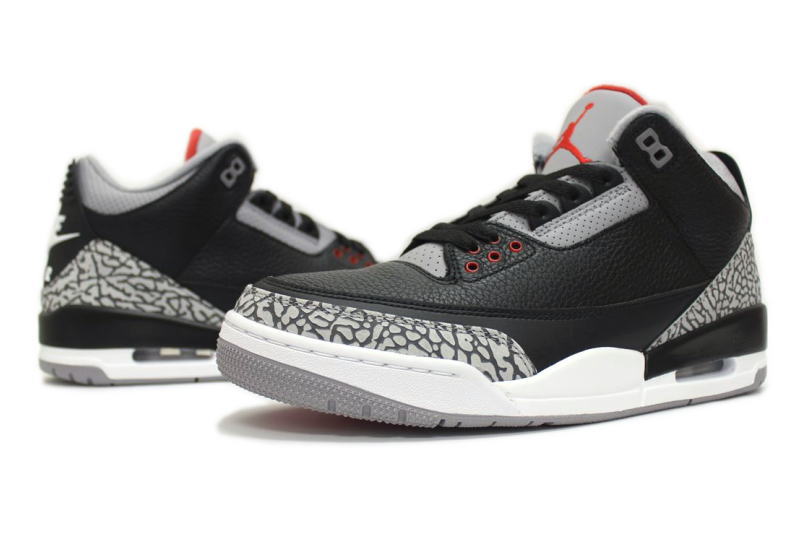 【送料無料】NIKE　AIR JORDAN 3 RETRO OG　BLACK CEMENT　854262-001　ナイキ エアジョーダン 3 レトロ ブラックセメント【未使用品】【中古】