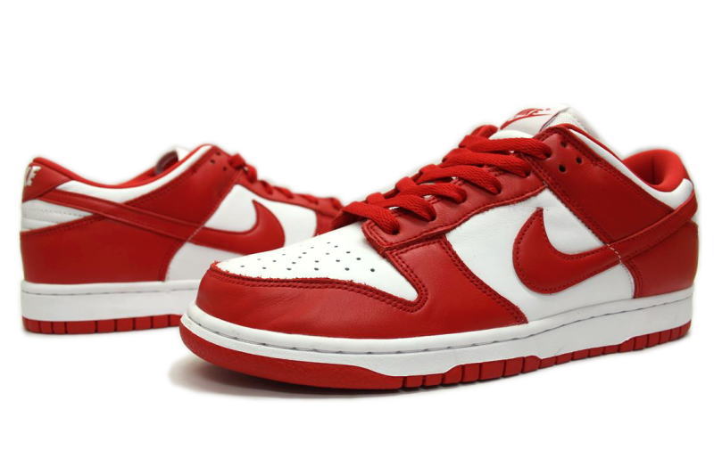 【送料無料】NIKE　DUNK LOW SP　ST JOHN'S　CU1727-100　ナイキ ダンク ロー セントジョーンズ UNIVERSITY RED ユニバーシティレッド【未使用品】【中古】