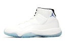 【送料無料】NIKE　AIR JORDAN 11 RETRO　LEGEND BLUE　378037-117　ナイキ エアジョーダン 11 レトロ レジェンドブルー コロンビア COLUMBIA 白×ノース【未使用品】【中古】