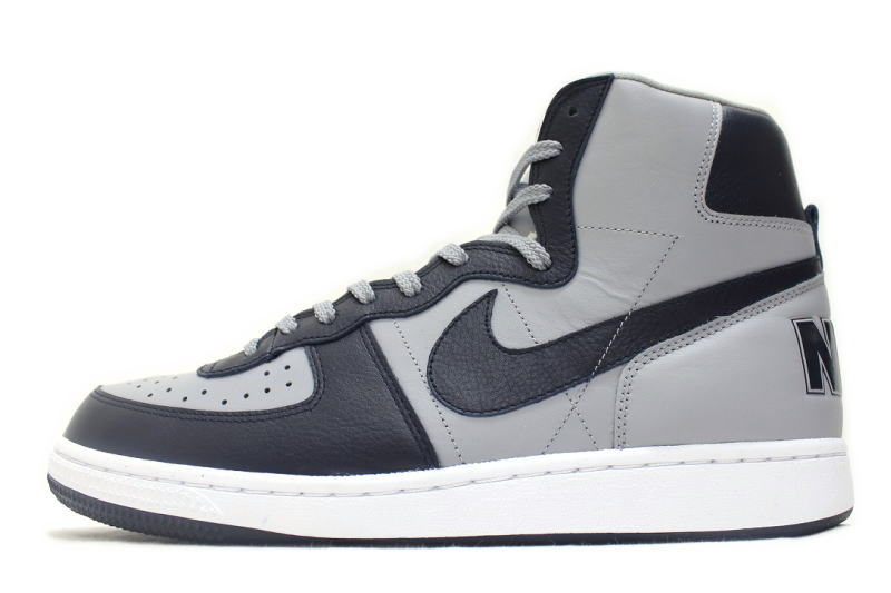 【楽天市場】【送料無料】NIKE TERMINATOR HIGH BASIC ND LTHR NAVY×GREY 573789-041 ナイキ