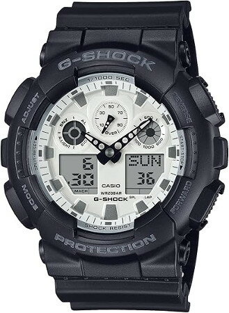 乐天商城 - カシオ G-SHOCK Black and brilliant whiteシリーズ GA-100WD-1AJF 国内正規品【楽ギフ_包装】