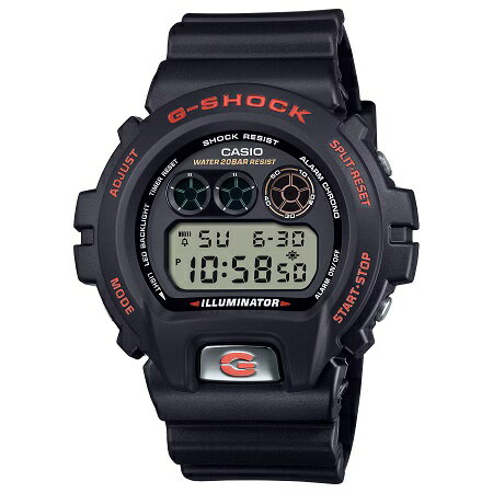 ギフト対応 商品説明 ★1995年の誕生以来、G-SHOCKを代表するアイコニックモデルとしてロングセラーを続ける6900シリーズから30周年を記念したスペシャルモデルです。 　6900シリーズのデザインアイコンであるフロントボタンをメタル化し、ミラー仕上げの素材表面に刻まれた「G」マークが力強い存在感を放ちます。 　バックライト点灯時には、6900シリーズのデビューイヤーである「SINCE1995」が液晶に浮かび上がります。 　また、SHOCK RESISTマークを刻印した裏蓋に6900シリーズ誕生30周年を記念した星マークを30個レイアウト。 　パッケージにはブラック、レッド、イエローの3色を取り入れ、「G」マークをモチーフにしたDW-6900Hのパッケージデザインをオマージュ。 　ベゼル、バンドなどの主な樹脂パーツには環境負荷低減への貢献が期待されるバイオマスプラスチックを使用。 　6900シリーズのアニバーサリーイヤーを飾る特別仕様のデザインです。 主な特長 ● サイズ（H×W×D）／質量：53.2×50×18.7mm／67g ● ケース・ベゼル材質：樹脂／樹脂（バイオマスプラスチック） ● 樹脂バンド（バイオマスプラスチック） ● 耐衝撃構造（ショックレジスト） ● 20気圧防水 ● 電池寿命：約5年 ※時計にあらかじめセットされている電池は、時計の機能や性能をチェックするためのモニター用電池です。 ● 無機ガラス ● バンド装着可能サイズ：約145～205mm ● ストップウオッチ（1/100秒（00'00"00～59'59"99）／1秒（1:00'00"～23:59'59"）、24時間計、スプリット付き） ● タイマー（セット単位：1秒、最大セット：24時間、1秒単位で計測、オートリピート） ● マルチアラーム1本・時報 ● 報音フラッシュ機能（アラーム／時報／タイマー連動発光） ● LEDバックライト（スーパーイルミネーター、残照機能付き） ● ライトカラーLED：ホワイト ● フルオートカレンダー ● 月差：±15秒以内 ● 12/24時間制表示切替 ●取扱説明書・保証書（メーカー保証1年）・スペシャルパッケージ(写真はDW-6900TR-9JRです。）。 備考