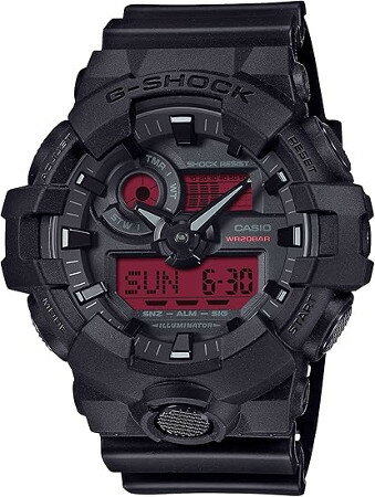 カシオ G-SHOCK ブラックレッドシリーズ GA-700BBR-1AJF 国内正規品【楽ギフ_包装】