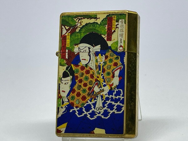 送料無料 GEAR TOP[ギアトップ]ワイルドブラスオイルライター 浮世絵 歌舞伎十八番勧進帳 MADE IN JAPA..