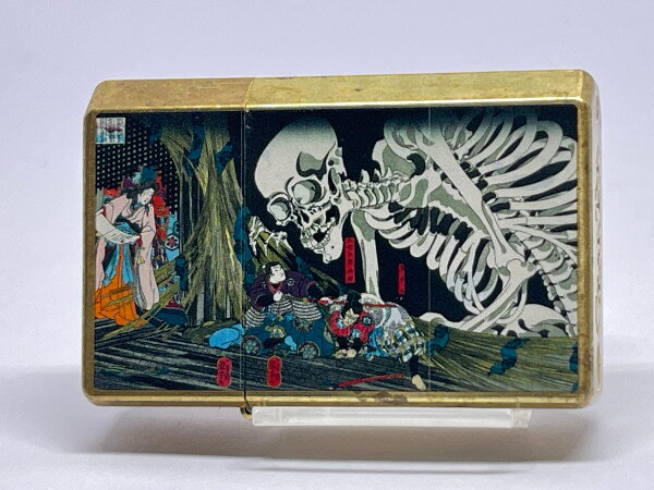 送料無料 GEAR TOP[ギアトップ]ワイルドブラスオイルライター 浮世絵 相馬の古内裏 MADE IN JAPAN【楽..