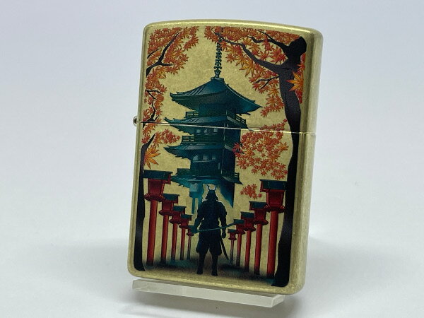 送料無料 ZIPPO[ジッポー]JAPANESQUE 和の雅 多重塔・秋 真鍮バレル 2BB-TOWER2【楽ギフ_包装】