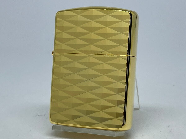 送料無料 ZIPPO[ジッポー]両面加工 #162アーマー(鎧)ダイヤカット ゴールドメッキ 162G-2DC【楽ギフ_包装】