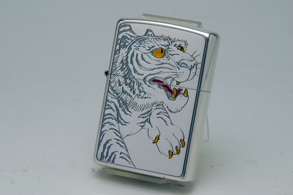 【送料無料】ZIPPO ジッポー 和柄 龍虎 虎【楽ギフ_包装】