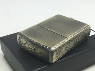 【送料無料】ZIPPO[ジッポー]アーマー 3面深彫りエッチング＆リューター スカル 3ER-SKULL(A)【楽ギフ_包装】