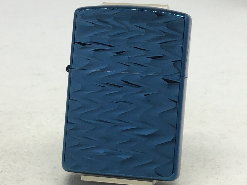 【送料無料】ZIPPO ジッポー 両面加工 ARMOR TITAN BLUE / アーマー チタンブルー 62TIBL-RIP【楽ギフ_包装】