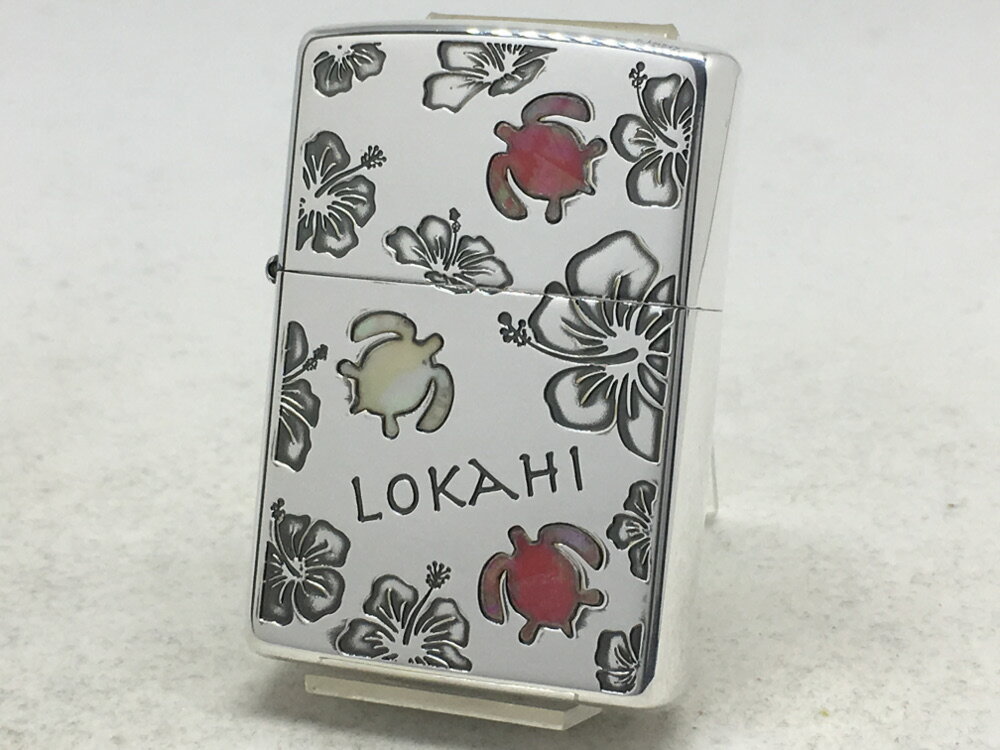 送料無料 ZIPPO ジッポー 貝貼り ZP ハワイアン LOKAHI（ロカヒ）【楽ギフ_包装】