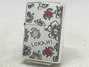 送料無料 ZIPPO[ジッポー]貝貼り ZP ハワイアン LOKAHI（ロカヒ）【楽ギフ_包装】