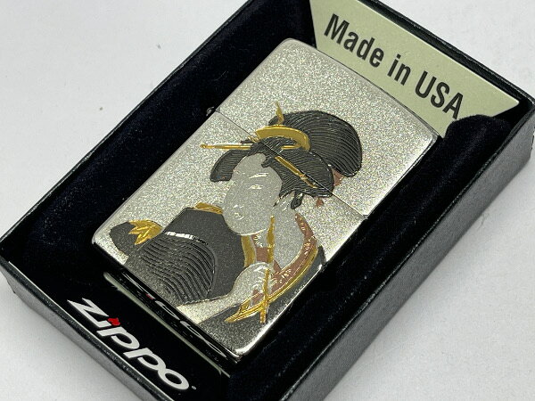 ZIPPO[ジッポー]伝統工芸 電鋳板 浮世絵【楽ギフ_包装】