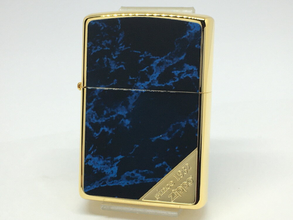 【送料無料】ZIPPO[ジッポー]両面加工 MARBLE BLUE ZIPPO LOGO /大理石風 2G-BLMZL【楽ギフ_包装】